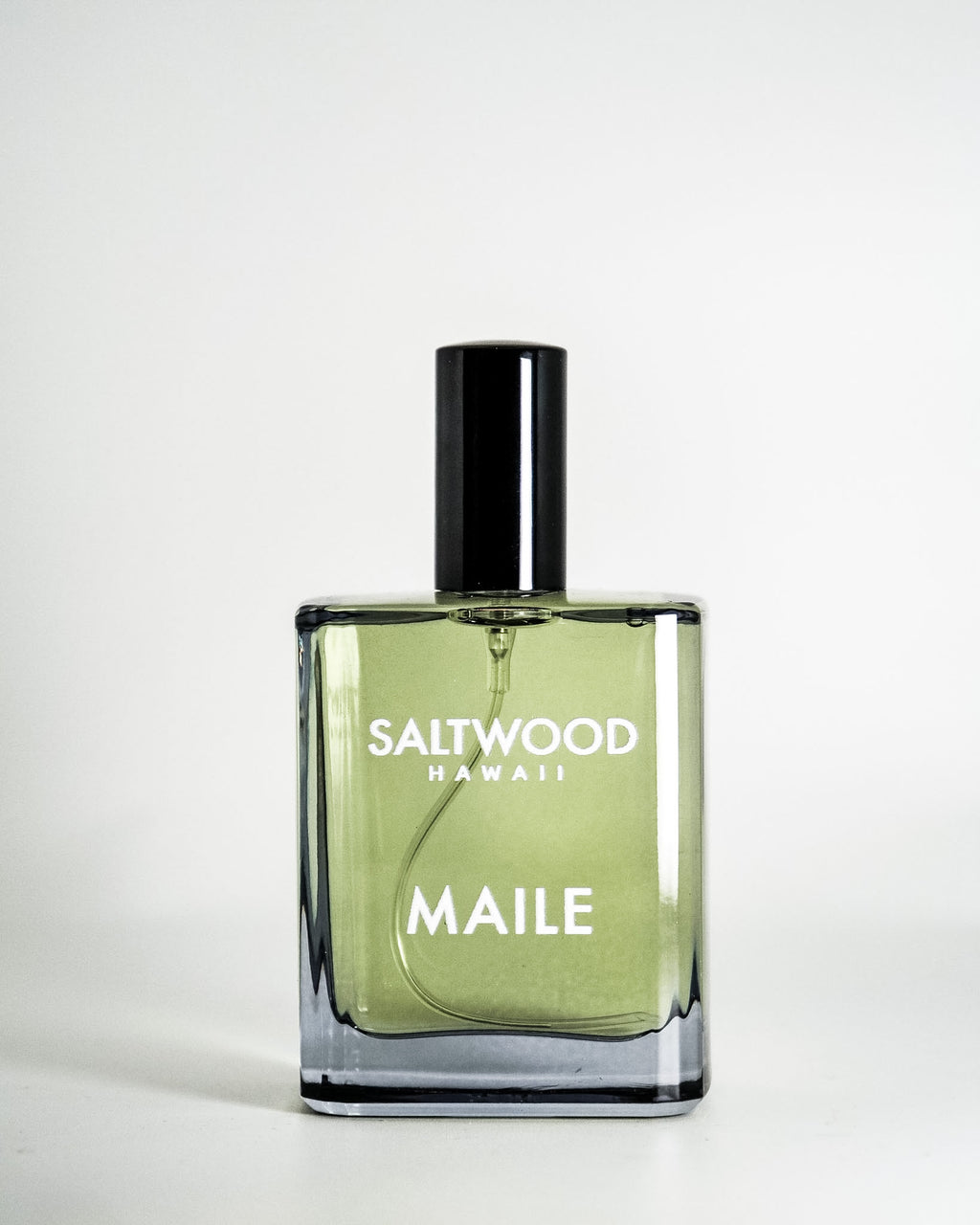 Saltwood Hawaii Maile fragrance bottle on a white background